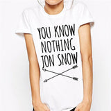 Game Of Thrones You Know Nothing Jon Snow T-Shirt