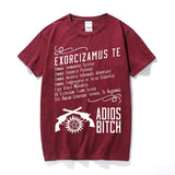 Supernatural Exorcism Adios Bitch T-Shirt